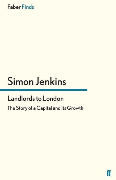 Cover for Simon Jenkins · Landlords to London (Paperback Book) (2012)