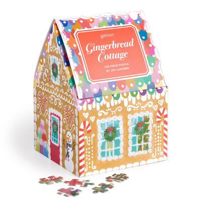 Joy Laforme Gingerbread Cottage 500 Piece Puzzle In A House - Galison - Bordspel - Galison - 9780735382756 - 12 september 2024