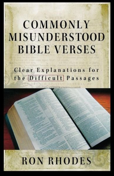 Cover for Ron Rhodes · Commonly Misunderstood Bible Verses: Clear Explanations for the Difficult Passages (Pocketbok) (2008)