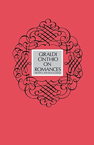 Cover for Giraldi Cinthio · Giraldi Cinthio on Romances (Pocketbok) (2014)