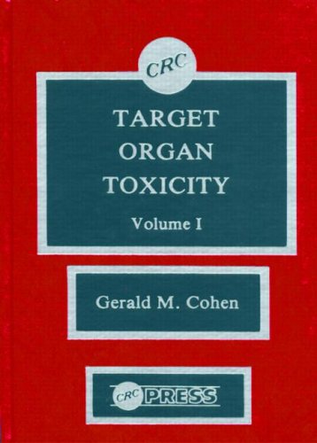 Cover for Cohen · Target Organ Toxicity, Volume I (Inbunden Bok) (1986)