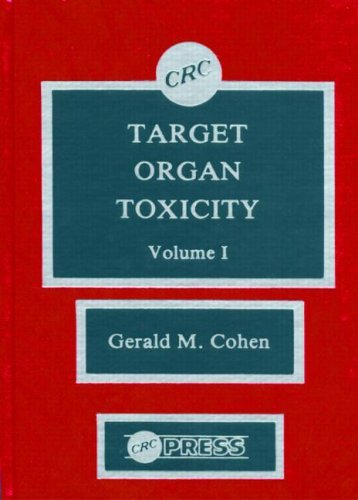 Cover for Cohen · Target Organ Toxicity, Volume I (Hardcover bog) (1986)