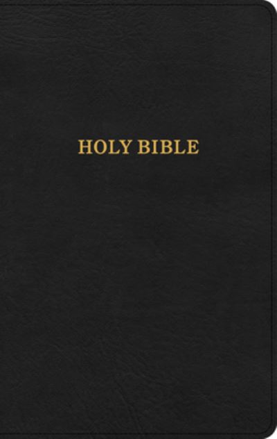 Cover for Holman Bible Publishers · KJV Thinline Reference Bible, Black LeatherTouch (Läderbok) (2022)