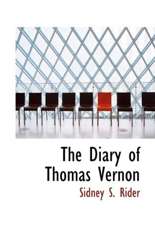 Cover for Rider · The Diary of Thomas Vernon (Paperback Bog) (2009)