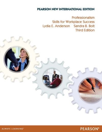 Cover for Lydia Anderson · Professionalism: Skills for Workplace Success: Pearson New International Edition (Paperback Book) (2013)