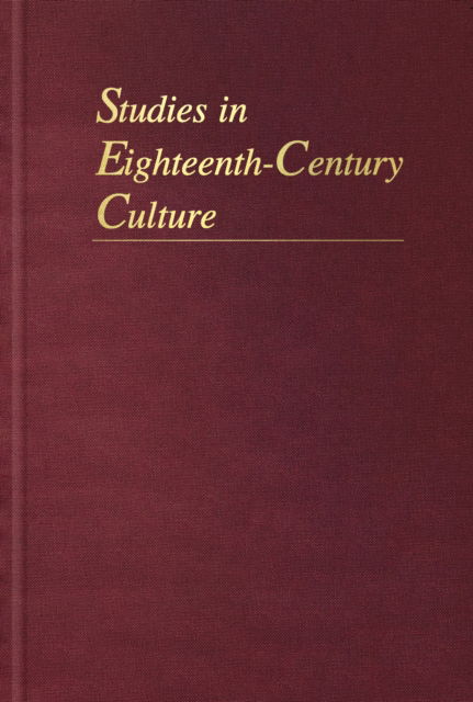 Cover for Studies in Eighteenth-Century Culture (Innbunden bok) (2025)
