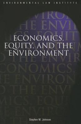 Cover for Stephen Johnson · Economics, Equity and The Environment (Pocketbok) (2001)