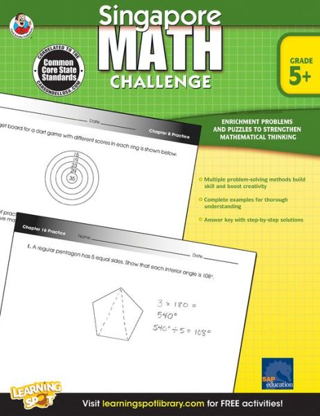 Cover for Terry Chew · Singapore Math Challenge, Grades 5 - 8 (Paperback Book) (2013)