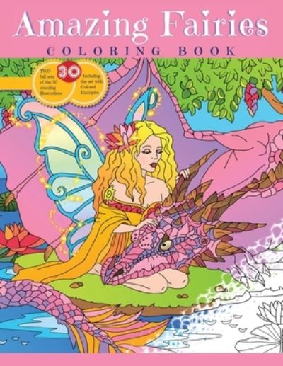 Cover for Elena Yalcin · AMAZING FAIRIES, Coloring book for girls (Paperback Book) (2019)