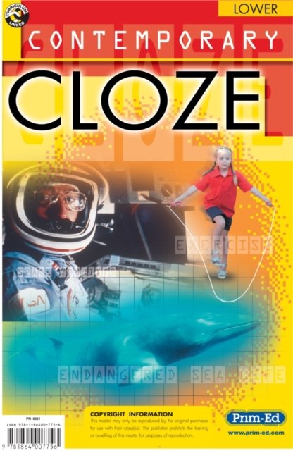 Contemporary Cloze (Ages 5-7) - RIC Publications - Kirjat - Prim-Ed Publishing - 9781864007756 - maanantai 1. syyskuuta 2003