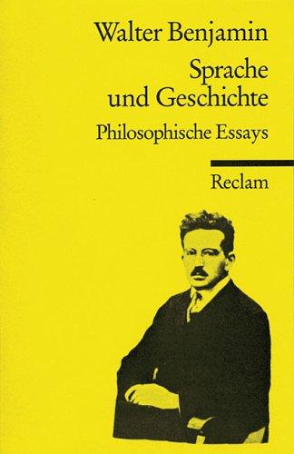 Reclam UB 08775 Benjamin.Sprache - Walter Benjamin - Books -  - 9783150087756 - 