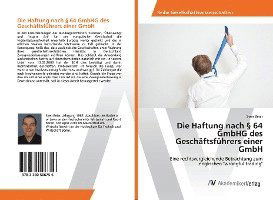 Cover for Beier · Die Haftung nach § 64 GmbHG des G (Book)