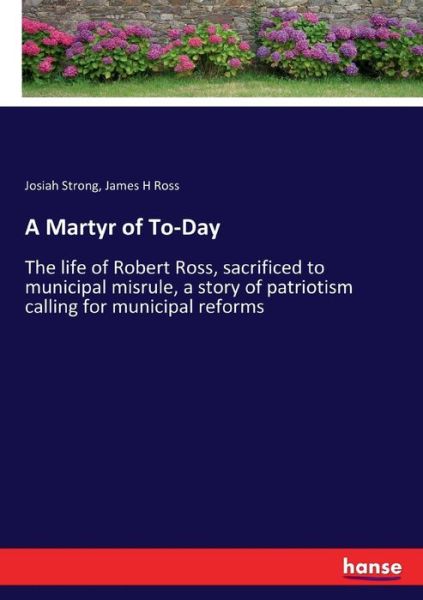 Cover for Strong · A Martyr of To-Day (Bok) (2017)