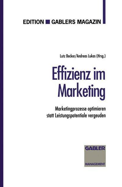 Cover for Andreas Lukas · Effizienz im Marketing (Paperback Book) [1994 edition] (2012)