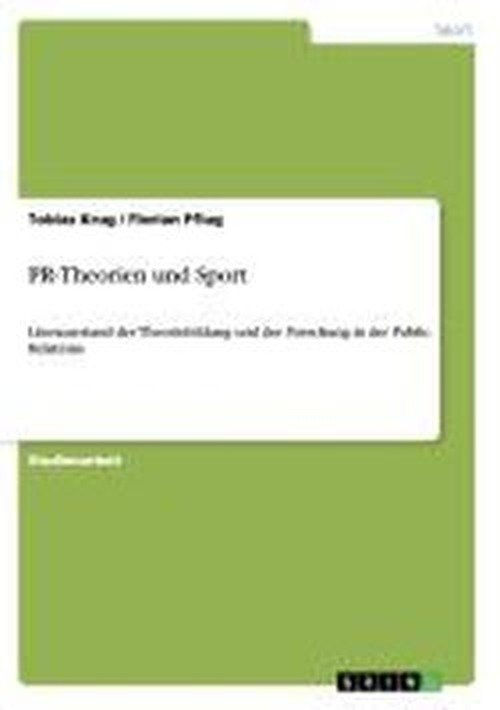 Cover for Krug · PR-Theorien und Sport (Bok) [German edition] (2013)