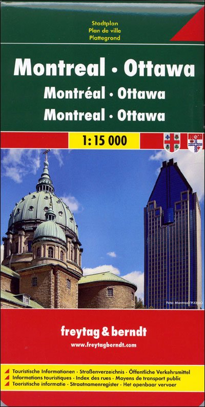 Cover for Freytag-berndt Und Artaria Kg · Freytag Berndt Stadtpl. Montreal,ottawa (Landkarten) (2009)