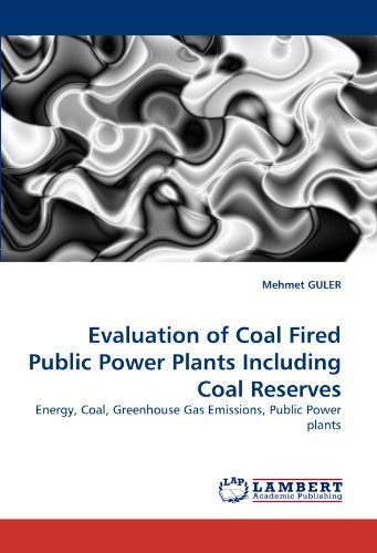 Cover for Mehmet Guler · Evaluation of Coal Fired Public Power Plants Including Coal Reserves: Energy, Coal, Greenhouse Gas Emissions, Public Power Plants (Pocketbok) (2010)