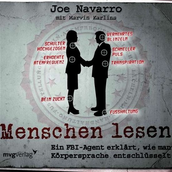 Cover for Joe Navarro · CD Menschen lesen (CD)