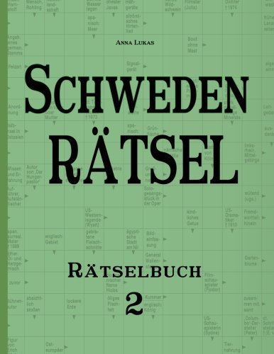 Cover for Anna Lukas · Schwedenrätsel: Rätselbuch 2 (Paperback Book) [German edition] (2014)