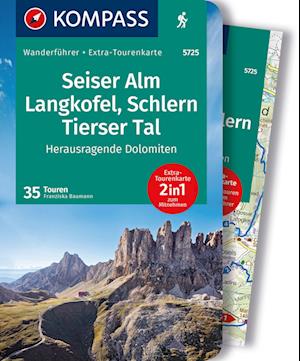 Cover for Franziska Baumann · Kompass Wanderfuhrer Seiser Alm, Langkofel, Schlern, Tierser Tal - Herausragende (Book)