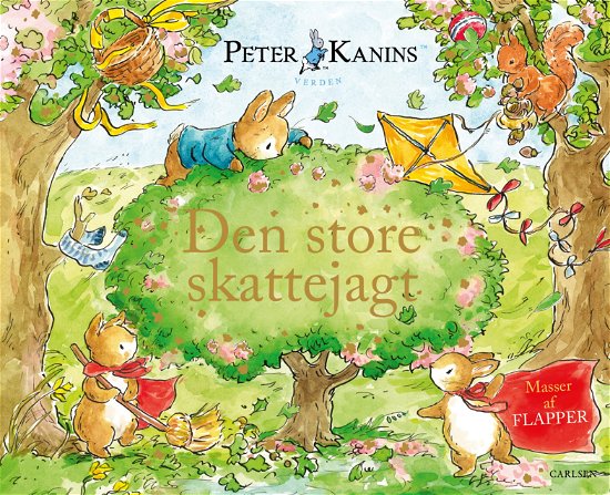 Cover for Beatrix Potter · Peter Kanin: Peter Kanin - Den store skattejagt (Cardboard Book) [1er édition] (2024)