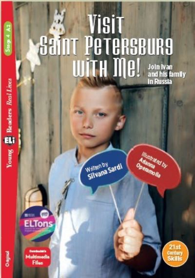 Cover for Silvana Sardi · Young ELI Readers - English: Visit St Petersburg with Me! + downloadable multime (Paperback Book) (2021)