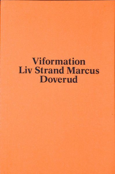 Cover for Liv Strand · Viformation (Buch) (2016)