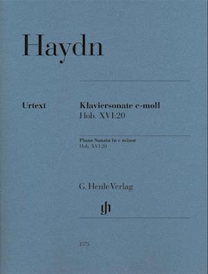 Cover for Joseph Haydn · Klaviersonate C-moll Ho (Book)