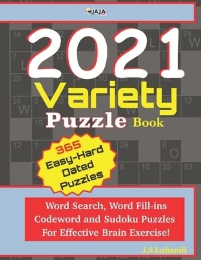Cover for Jaja Media · 2021 Variety Puzzle Book (Taschenbuch) (2020)