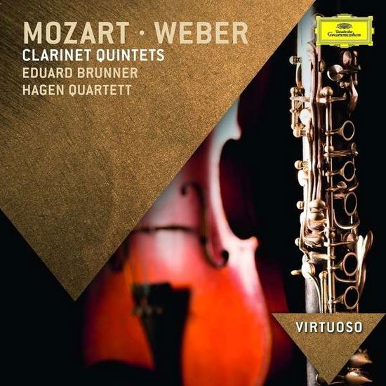 Cover for Brunner / Hagen Quartett · Virtuoso: Mozart &amp; Weber Clarinet Quintets (CD) (2014)