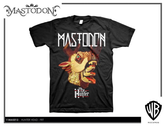 T-shirt Hunter Head (L) - Mastodon - Other -  - 0809731663757 - September 26, 2011