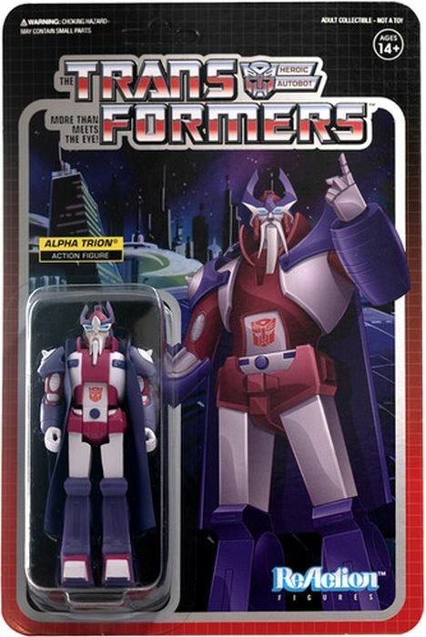 Cover for Transformers · Transformers Reaction W2B - Alpha Trion (MERCH) (2020)