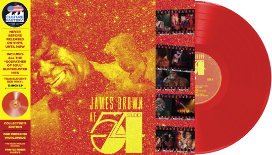 Cover for James Brown · At Studio 54 (Red Vinyl) (LP) (2024)