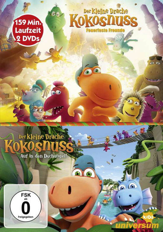 Cover for Der Kleine Drache Kokosnuss-film 1 &amp; 2 (Excl.alph (DVD) (2021)