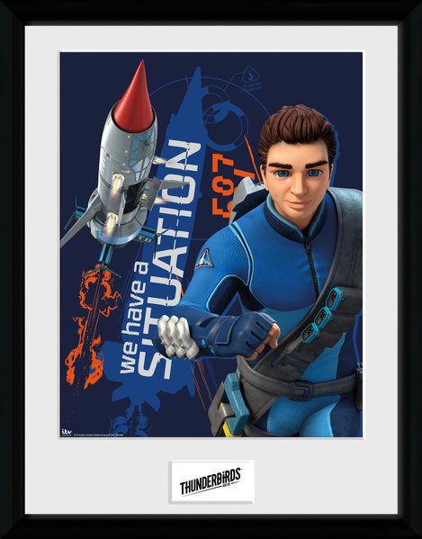 Thunderbirds Are Go: Thunderbird 1 (Stampa In Cornice 30x40cm) - Thunderbirds Are Go - Koopwaar - Gb Eye - 5028486383757 - 