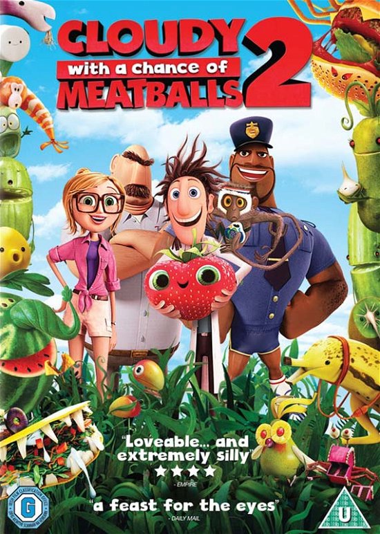 Cover for Cloudy With A Chance Of Meatballs 2 (DVD) (2014)