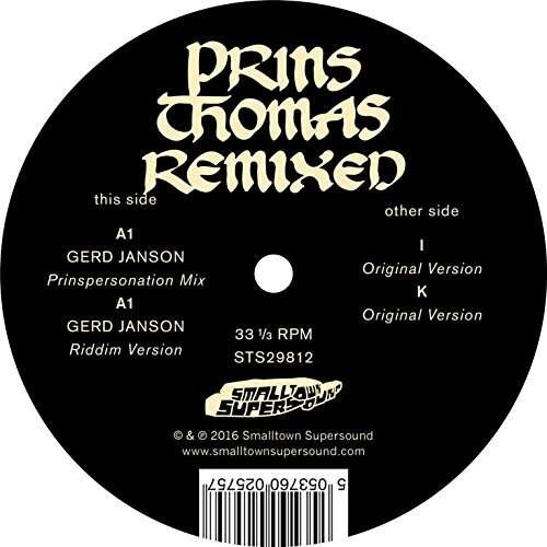 Cover for Prins Thomas · Gerd Janson Remixes (12&quot;) [EP edition] (2017)