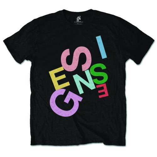 Genesis Unisex T-Shirt: Scatter - Genesis - Produtos - MERCHANDISE - 5055979900757 - 20 de dezembro de 2019