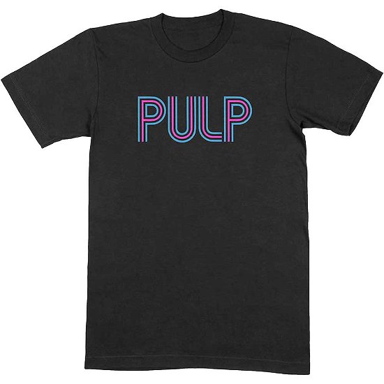 Pulp Unisex T-Shirt: Intro Logo - Pulp - Merchandise -  - 5056561029757 - 