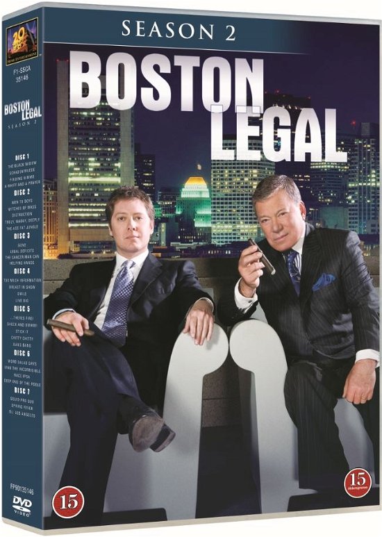 Cover for Boston Legal · Boston Legal - Season 2 (DVD) (2014)