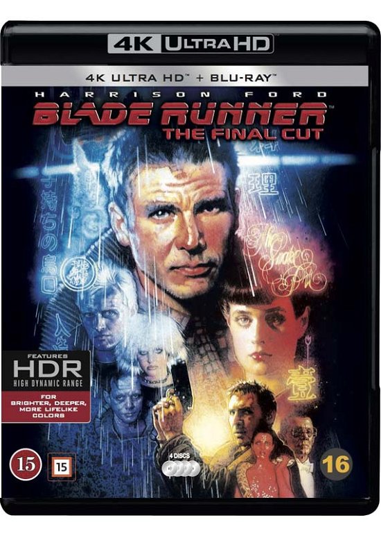 Cover for Harrison Ford / Rutger Hauer · Blade Runner (4K UHD + Blu-ray) [The Final Cut edition] (2017)