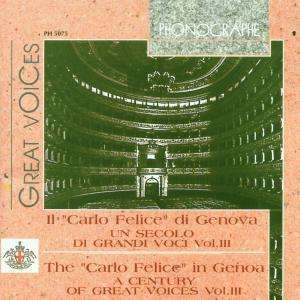 Cover for Un Secolo di Grandi Voci Vol.3 · Diverse (CD)