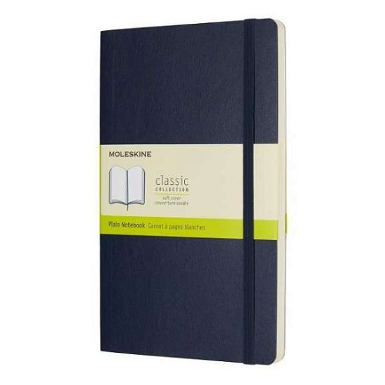 Cover for Moleskine · Moleskine Sapphire Blue Large Plain Notebook Soft (Paperback Bog)