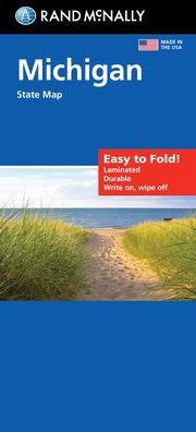 Cover for Rand McNally · Rand McNally Easy to Fold: Michigan State Laminated Map (Map) (2021)