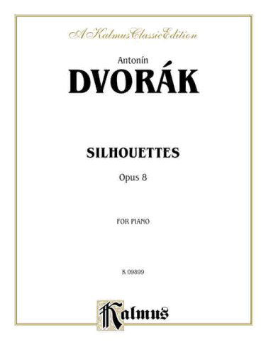 Cover for Antonin · Dvorak Silhouettes Piano (Paperback Book) [Kalmus edition] (1985)