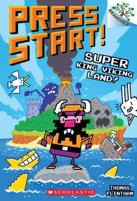 Cover for Thomas Flintham · Super King Viking Land!: A Branches Book (Press Start! #13) - Press Start! (Taschenbuch) (2023)