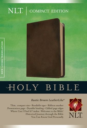 NLT Compact Edition, Rustic Brown - Tyndale House Publishers - Livres - Tyndale House Publishers - 9781414397757 - 16 janvier 2015