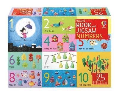 Book and Jigsaw Numbers - Usborne Book and Jigsaw - Felicity Brooks - Livres - Usborne Publishing Ltd - 9781474995757 - 25 novembre 2021