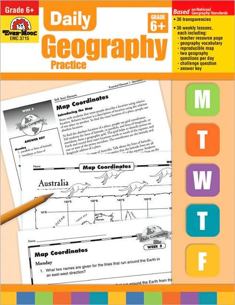 Cover for Sandi Johnson · Daily Geography Practice: Grade 6 [with Transparencies] (Paperback Book) (2004)