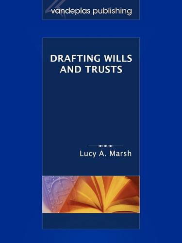 Cover for Lucy a Marsh · Drafting Wills and Trusts (Paperback Book) (2009)